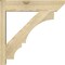 Ekena Millwork Balboa Slat Rough Sawn Outlooker, Douglas Fir, 6"W x 24"D x 24"H OUT06X24X24BOA06RDF - alternate 3